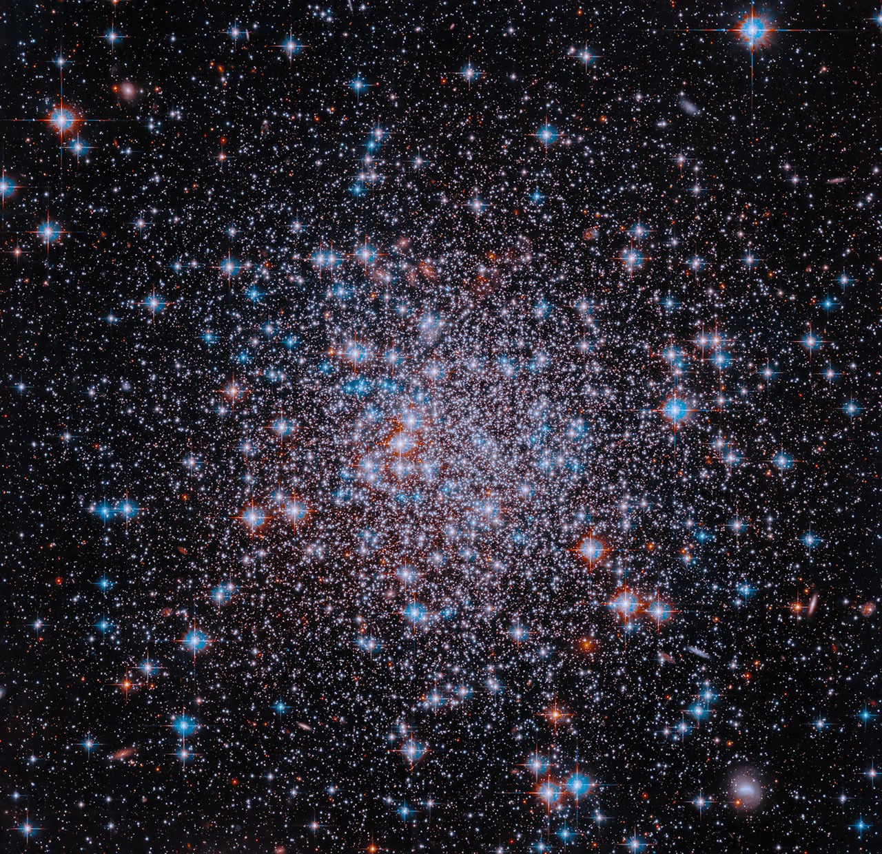 Hubble da NASA espionando Stellar Sparkler para 4 de julho